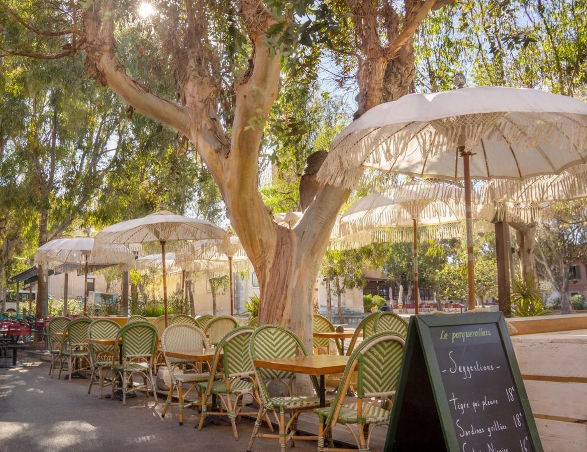 Hotel Le Porquerollais 波克罗勒岛 外观 照片